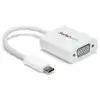 Image de StarTech.com Adaptateur vidéo USB-C vers VGA - M/F - 1920x1200 / 1080p - Blanc - Neuf