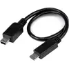 Image de StarTech.com Câble USB OTG Micro USB vers Mini USB de 20 cm - M/M