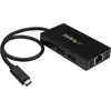 Image de StarTech.com Hub 3 ports USB 3.0 avec USB-C et Gigabit Ethernet - adaptateur secteur inclus - Hub USB C - Hub USB type-C avec GbE - USB Type-C - Hub - 3 x SuperSpeed USB 3.0 + 1 x 10/100/1000 - Ordinateur de bureau