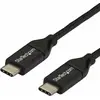 Image de StarTech.com Câble USB-C vers USB-C - St/St - 3m - USB 2.0 - Câble USB Type-C - Câble USB 2.0 Type-C - Câble de charge USB C - Câble USB - 24 broches USB-C (M) vers 24 broches USB-C (M) - Thunderbolt 3 / USB 2.0 - 3 m - Noir - pour P/N : DKT30CHD