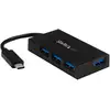 Image de StarTech.com Concentrateur USB-C 4 Ports USB-A (USB 3.0 SuperSpeed 5Gbps) - Concentrateur de Charge Portable USB-C vers USB-A BC 1.2 avec Adaptateur Secteur - Neuf