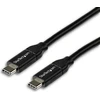 Image de StarTech.com Câble USB-C vers USB-C avec Power Delivery 5A de 2 m - USB 2.0 - Noir