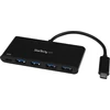 Image de StarTech.com HB30C4AFPD hub & concentrateur USB 3.2 Gen 1 (3.1 Gen 1) Type-C 5000 Mbit/s Noir