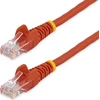 Image de StarTech.com Network Cable Cat5e RJ45 50cm Red Anti-tangle 100 Mbit/s