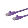 Image de StarTech.com 0,5m Cat6 Snagless RJ45 Câble réseau Ethernet - Violet - 50cm Cat 6 UTP Cable - Câble réseau - RJ-45 (M)