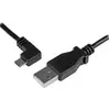 Image de StarTech.com Câble USB vers Micro USB coudé à angle gauche de 50 cm - 0,25 mm² - M/M - Noir