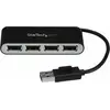 Image de StarTech.com Hub USB 2.0 portable à 4 ports ST4200MINI2 Noir 480 Mbit/s