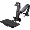 Image de StarTech.com ARMSTSCP1 Poste de travail assis/debout pour PC de bureau