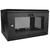 Image de StarTech.com Armoire Réseau Murale à 2 Montants 6U avec Étagère 1U, Armoire Serveur Murale 19 à Charnières pour Équipement IT/AV/Électronique/Ordinateur, Armoire Rack Ventilée Flexible - Neuf