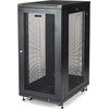 Image de StarTech.com Baie/rack de serveur 24U - 4 montants avec profondeur réglable (6 à 76cm) Boîtier rack avec roulettes/gestion des câbles/tablette/verrouillage Dell PowerEdge HP ProLiant ThinkServer (RK2433BKM) - Armoire réseau - 24U - 78.7 cm (31")