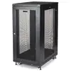 Image de StarTech.com Armoire Rack Serveur 24U à 4 Montants, Armoire Verrouillable 19 pour Ordinateur/AV/Équipement IT, Rack Réseau pour Bureau/Domicile avec Roulettes et Rails de Montage Ajustables - Neuf