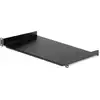 Image de StarTech.com Étagère fixe 1U pour Montage en Rack de Serveur - Plateau Universel en Acier de 25,4cm de Profondeur pour Rack d'Équipement Audiovisuel/Réseau 19 - Capacité de Poids 20kg, Noir - Neuf