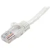 Image de StarTech.com Câble réseau Ethernet Cat5e 7m Snagless avec RJ45 - Blanc, 7 m, Cat