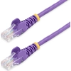 Image de Startech.com - 7m lilac cat5e ethernet rj45 networking cable ohne hooks - snagless patch cord, lifetime warranty