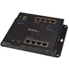 Image de StarTech.com Switch Industriel POE+ Gigabit Ethernet 8 ports - 2 connexions MSA SFP - 30W - Switch Gbe Haute Puissance L2 adminstrable renforcé - Fixation murale Rail DIN IP-30/ -40C° à 75C° - Neuf