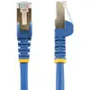 Image de StarTech.com Câble réseau Cat6a STP blindé sans crochet de 2 m - Bleu - Neuf