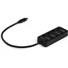 Image de StarTech.com Hub 4 ports USB-C - 4x USB-A avec interrupteurs marche/arrêt individuels - Répartiteur mobile USB C vers USB 3.0 - USB Type-C Splitter - Hub - 4 x USB 3.1 Gen 1 - Ordinateur de bureau