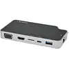 Image de StarTech.com Adaptateur Multiport USB C - USB-C vers 4K HDMI ou VGA avec 100W Power Delivery Pass-through, 2-Port 10Gbps USB Hub, MicroSD, GbE - USB 3.1 Type-C Mini/Travel Dock - Neuf