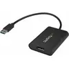 Image de StarTech.com Adaptateur USB vers DisplayPort - Adaptateur vidéo USB vers DP 4K - Adaptateur double écran - USB 3.0 - 4K 30Hz - Adaptateur DisplayPort - conforme à la norme TAA - USB type A (M) vers DisplayPort (F) - USB 3.0 - 20 cm - supporte 4K 30 Hz (3840 x 2160) - Noir