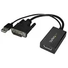 Image de Startechcom Dvi2dp2 Adaptateur Vidéo Noir Usb Alimenté