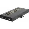 Image de StarTech.com Hub Série 8 Ports USB vers RS232/RS485/RS422 - Convertisseur Industriel USB 2.0 vers DB9 - IP30 - Hub Série Métallique Montable sur Rail DIN - Protection ESD 15kV - Neuf