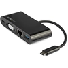 Image de StarTech.com Adaptateur Multiport USB-C - Mini Dock USB-C avec Sortie Vidéo VGA 1080p - Power Delivery Passthrough 60W - USB 3.1 Gen 1 Type-A 5Gbps, Gigabit Ethernet - Station d'Acceuil - Neuf
