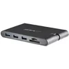 Image de Startech.com Adaptateur Multiport Usb-c - Mini Dock Usb Type C Avec 4k Hdmi Ou 1080p Vga - 100w Power Delivery Passthrough, Hub 3x Usb 3.0, Gbe, Sd & Microsd - Station D'Accueil Pc Portable