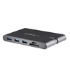 Image de StarTech.com Adaptateur Multiport USB-C - Mini Dock USB Type C avec 4k HDMI ou 1080p VGA - 100W Power Delivery Passthrough, Hub 3x USB 3.0, GbE, SD & MicroSD - Station d'Accueil PC Portable - Neuf