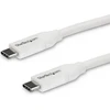 Image de StarTech.com Câble USB-C vers USB-C avec Power Delivery 5A de 4 m - USB 2.0 - Blanc