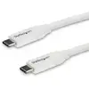 Image de StarTech.com Câble de Charge Rapide USB-C de 4m, Charge et Synchronisation, 100W (5A) PD, USB 2.0, Certifié USB-IF - Cordon de Charge USB C Blanc - Neuf