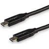 Image de StarTech.com Câble USB-C vers USB-C avec Power Delivery 5A de 3 m - USB 2.0 - Noir