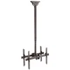 Image de Startech.com Double Support De Plafond Pour Tvs Dos À Dos Avec Poteau Réglable - Tv - 45 Kg - 81,3 Cm (32) - 190,5 Cm (75) - 200 X 200 Mm - 600 X 400 Mm (fpceilbtb)