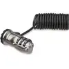 Image de StarTech.com LTLOCK3DCOIL câble antivol Noir, Acier inoxydable 1,8 m - Neuf