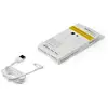 Image de StarTech.com Câble USB-A vers Lightning blanc résistant de 1m - Câble de charge USB Lightning à 90° à angle droit avec fibre aramide - Câble de synchronisation - Apple MFi iPad/iPhone 12, 1m