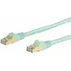 Image de StarTech.com 6ASPAT10MAQ Câble patch CAT6a (10 m, turquoise, connecteur RJ45 snagless, câble STP CAT6a, fil de cuivre, câble réseau) - Câble patch - RJ-45 (M) à RJ-45 (M) - 10 m - STP - CAT 6a - moulé, sans crochet - aigue-marine