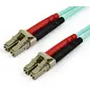 Image de StarTech.com Câble Fibre Optique Multimode de 15m LC/UPC à LC/UPC OM3, Fibre Full Duplex 50/125µm Zipcord, Réseaux 100G, LOMMF/VCSEL,