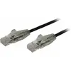 Image de StarTech.com Câble Cat6 de 1 m - Mince - Connecteurs RJ45 Snagless - Noir, 1 m