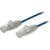 Image de StarTech.com Câble Cat6 de 2 m - Slim - Connecteurs RJ45 Snagless - Bleu, 2 m, C