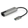 Image de StarTech.com US2GA30 Adaptateur LAN USB (USB-A vers adaptateur réseau Gigabit / RJ45, 2.5 GBASE-T) - Adaptateur réseau - USB 3.0 - 10M/100M/1G/2,5 Gigabit Ethernet x 1 - noir, gris-espace