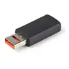 Image de StarTech.com Adaptateur Chargeur USB Sécurisé - Data Blocker - Charge Only USB-A Mâle vers Femelle - Protection Chargeur No-Data pour SmartPhone/Tablette - Adaptateur Blocage Transfert Données USB - Neuf