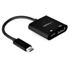 Image de StarTech.com Adaptateur USB-C vers DisplayPort avec Power Delivery - Convertisseur Vidéo 8K 60Hz /4K 120Hz USB Type C vers DP 1.4 avec Chargement 60W PD Pass-Through - HBR3 - Compatible Thunderbolt 3