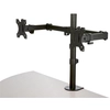 Image de StarTech.com ARMDUAL2 Support pour écran (montage sur table, double écran, pivotant, pour écrans VESA jusqu'à 32 pouces, bras pour écran) - Kit de montage - bras réglable - pour 2 écrans - acier - noir - Taille d'écran : 33-81.3 cm (13"-32")