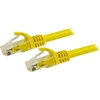 Image de StarTech.com Câble CAT6 de 1,5m - Câble patch CAT6 jaune - Connecteurs RJ45 Snagless