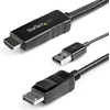 Image de StarTech.com HD2DPMM2M HDMI vers DisplayPort (2m, actif, 4k 30Hz, adaptateur, câble, convertisseur, HDMI 1.4, DP 1.2, avec alimentation USB) - Câble vidéo - HDMI, USB (alimentation uniquement) mâle vers DisplayPort mâle - 2 m - noir - support 4K, actif