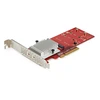 Image de StarTech.com Adaptateur PCIe 3.0 x8 vers double SSD M.2 NVMe