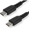 Image de StarTech.com Câble de Charge Rapide USB-C de 1m, Robuste, Charge et Synchronisation, 60W (3A) PD, USB 2.0, Gaine TPE Noire et Fibre d'Aramide - Cordon de Charge USB C - Neuf