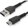Image de StarTech.com Câble de Charge Rapide USB-A vers USB-C de 2m, Robuste, Charge et Synchronisation, 3A, USB 2.0, Gaine TPE Noire et Fibre d'Aramide - Cordon de Charge USB - Neuf