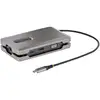 Image de StarTech.com Adaptateur Multiport USB C - Station d'Accueil USB C avec Sortie Vidéo USB-C DP Alt Mode/4K HDMI 2.0/VGA - Hub/Dock USB C Double Écran - Mini Station d'Accueil pour PC Portable, 100W PD Pass-Through - Neuf