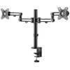 Image de StarTech.com Staffa per due monitor con montaggio su scrivania - Articolabile - Alluminio (DESK MOUNT DUAL MONITOR ARM - ERGONOMIC VESA MOUNT STAND) - Neuf