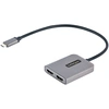 Image de StarTech.com Adaptateur USB-C vers Double HDMI, Hub USB Type-C Multi-Moniteur MST, Double Écran HDMI 4K 60Hz pour Ordinateur Portable Extender / Splitter, HDR, Câble Intégré Extra-Long - Windows Uniquement